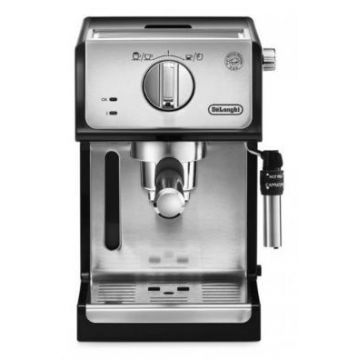 Espressor manual De'Longhi ECP 35.31, 1100 W, 15 bar, 1.1 l, Negru