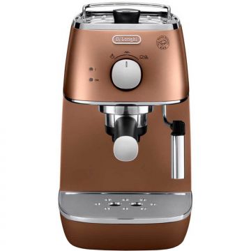 Espressor manual DeLonghi Distinta ECI341.CP, 1100 W, 1 L, 15 bar, Cupru