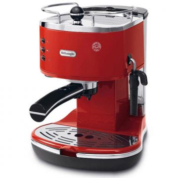 Espressor manual DeLonghi ECO311, 1100 W, 1.4 L, 15 bar, Rosu