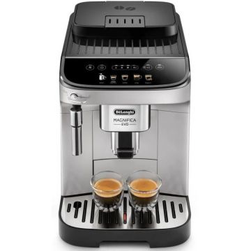 Espressor automat De’Longhi Magnifica Evo ECAM 290.31.SB, 1,8l, 15 bar, sistem spumare lapte manual, rasnita cu 13 setari, 1450 W (Negru/Argintiu)