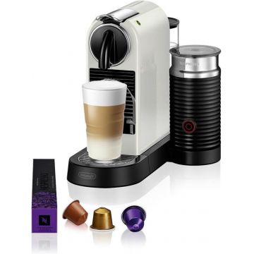 Espressor automat De’Longhi Nespresso Citiz & Milk EN267.WAE, 19 Bar, 1 l (Alb)