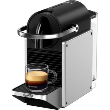 Espressor automat De’Longhi Nespresso EN 127.BL Pixie, 1260 W, 19 bar, Controlul temperaturii, Oprire automata (Argintiu)