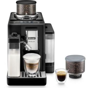 Espressor automat DE LONGHI Rivelia EXAM440.55.B, 1.4l, 1450W, 19 bar, negru