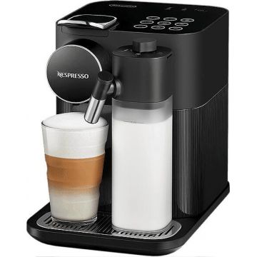 Espressor automat Nespresso De'Longhi EN 640.B Gran Lattissima, 1400 W, 1.3 L, 19 bar, Ecran Tactil, Sistem Rapid Cappuccino (Negru)