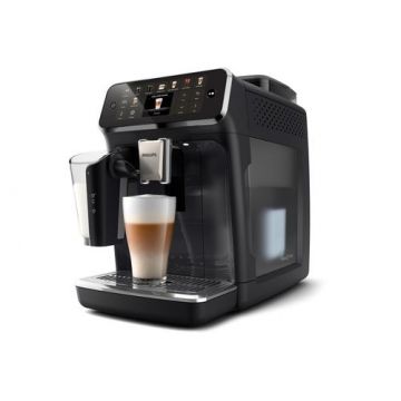 Espressor automat Philips EP5541/50, 1500 W, 15 bari, 22 bauturi, Ecran TFT tactil, Rasnita ceramica, Rezervor apa 1.8 l, Recipient lapte 0.26 l (Negru)