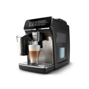 Espressor automat Philips S3300 LatteGo EP3347/90, 1.8 l, 1500 W, 15 bar (Crom/Negru)