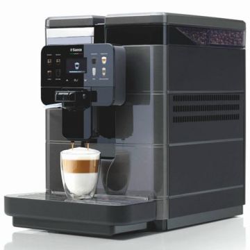 Espressor automat Saeco 9J0080 Royal OTC 2020, 1400 W, 2.5 L, Rasnita (Negru)