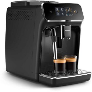 Espressor Automat Seria 2200 EP2224/10 1.8L 15Bari Ecran Tactil 1500W Negru