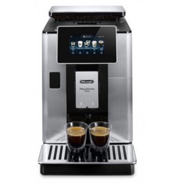 Espressor Cafea Automat PrimaDonna SOUL ECAM 610.74.MB 1450W 19xBar 2.2l LatteCrema System Argintiu Negru