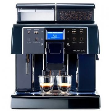 Espressor Cafea Automat Saeco Aulika EVO 2.51l 1400W 2x Cesti Negru/Albastru