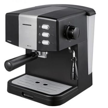 Espressor cafea HEM-850BKSL 15 bar 1.5 Litri 850W Negru Argintiu