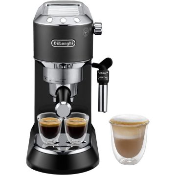 Espressor Cafea Manual EC685.BK Dedica Style 1.1L 1300W 15Bar Negru