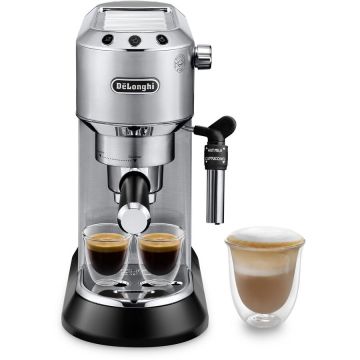 Espressor Cafea Manual EC685.M Dedica Style 1.1L 1300W 15Bar Argintiu