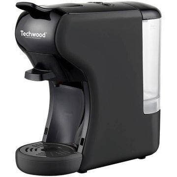 Espressor cafea TCA-196N compatibil cu Nespresso si Dolce Gusto, 19 bar, 600 ml, Negru