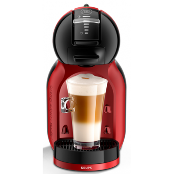 Espressor cu capsule KRUPS NESCAFÉ® Dolce Gusto® Mini Me KP123H10, 1500 W, capacitate rezervor 0.8 L ,15 bari presiune, Tehnologia Play & Select, functie Eco, Rosu/Negru