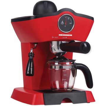 Espressor de cafea Heinner Retro Effect HEM-200RD, 800W, 3.5bar, 0.25L