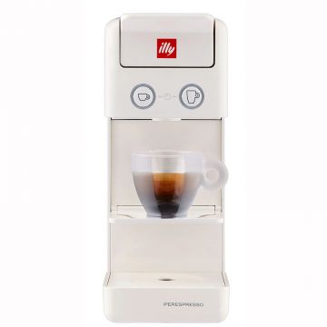 Espressor de cafea Illy Francis-Francis! Y3.3, 0.75 l, capsule, Alb + 14 capsule IPSO, 850W, 19bar