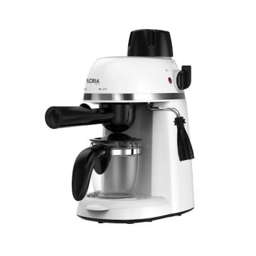 Espressor Floria ZLN9359 Alb, putere 800W, presiune de 3.5 bari, usor de curatat