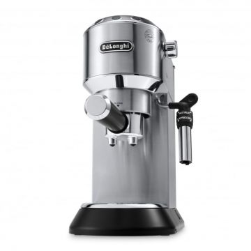 Espressor manual De, Longhi Dedica EC 685.M, 1300 W, 1.1 L, 15 bari, Argintiu