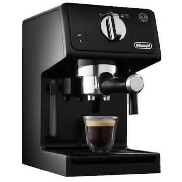 Espressor manual De'Longhi ECP 31.21, 1100W, 15 bar, 1.1 l, Negru