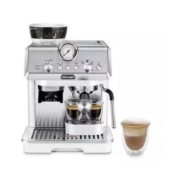 Espressor Manual De'Longhi La Specialista Arte EC9155.W, 1,5L, 15 Bar, 1400W (Argintiu)