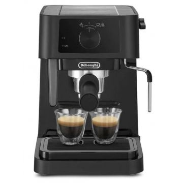 Espressor manual DE’LONGHI Stilosa EC 230.BK, 1l, 1100W, 15 bari, Negru