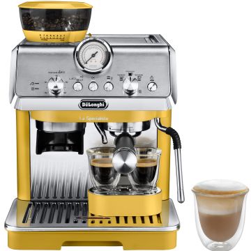 Espressor manual DeLonghi La Specialista Arte EC9155.YE, 1300 W, 1.5l, 15 bar, Galben