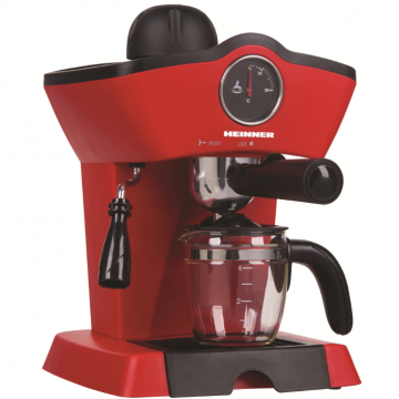 Espressor manual HEM-200RD Retro Effect 200RD 800W 250 ml Rosu