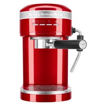 Espressor manual KitchenAid Artisan 5KES6503ECA, 1470W, 1.4 L (Rosu)