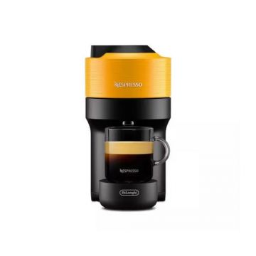 Espressor Nespresso De'Longhi Vertuo Pop ENV90.Y, 1260W, Centrifusion™, Conectare la telefon, 0.6L (Galben)