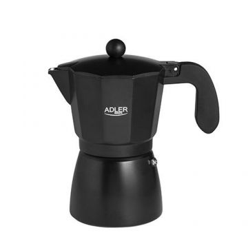 Espressor pentru aragaz Adler AD 4421, 320ml, Negru