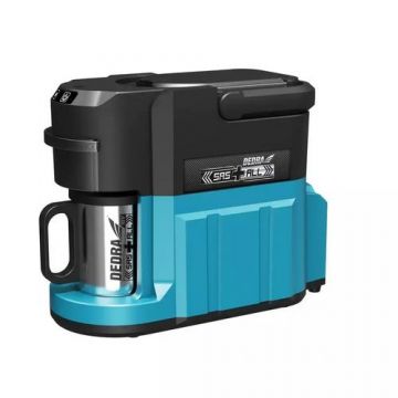 Masina de cafea Dedra DED6920, 18 V, 240 ml, SAS+ (Negru/Albastru)