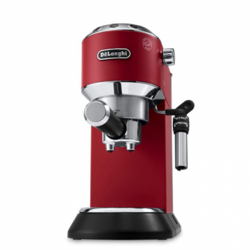 RESIGILAT - Espressor manual De, Longhi Dedica EC 685.R, 1300 W, 1.1 L, 15 bari, Rosu