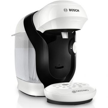 Espressor automat cu capsule BOSCH TASSIMO STYLE TAS114E, 1400 W, 8 bauturi, 0.7 l (Alb)