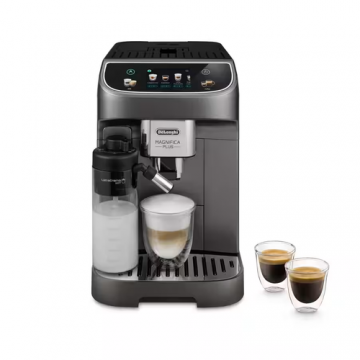 Espressor automat De'Longhi Magnifica Plus ECAM320.70.TB, 1450 W, 15 bar, 18 bauturi, Recipient boabe 250 g, Rezervor apa 1.9 l (Negru/Titan) 