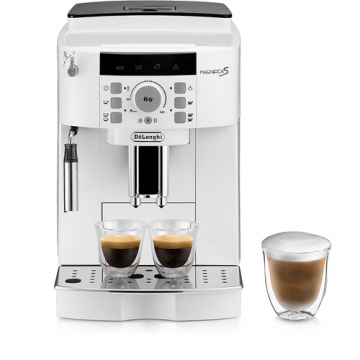 Espressor automat De'Longhi Magnifica Start ECAM22.110.W, 1.8l, 1450W, 15 bar (Alb/Negru)