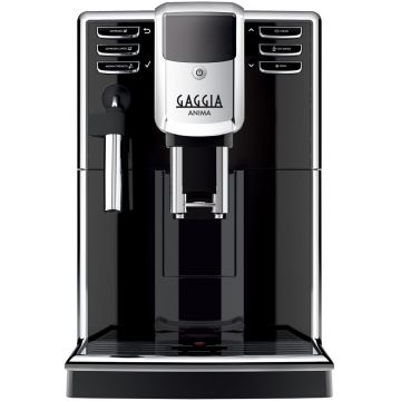 Espressor automat Gaggia Anima CMF R18760/01, 1850 W, 15 bar, rasnita ceramica, optiaroma 5 trepte, 5 bauturi, Negru