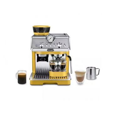 Espressor Manual De'Longhi La Specialista Arte EC9155.YE, 1,5L, 15 Bar, 1400W (Galben/Argintiu)